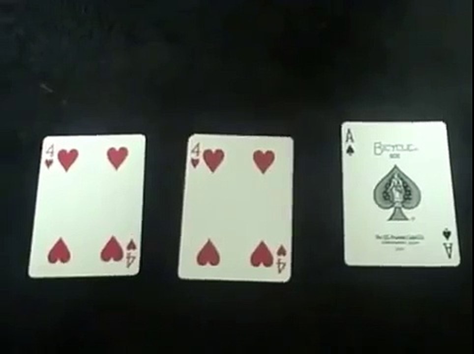 Three Card Monte IMPOSSIBLE trick