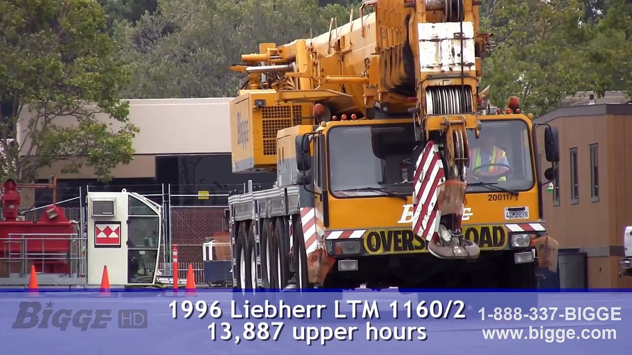 Liebherr LTM 1160 All Terrain Crane For Sale - Bigge Crane and Rigging