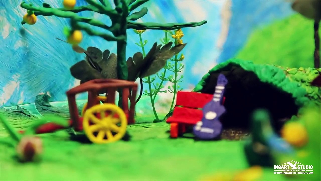 Ингушский мультфильм "Шиъ новкъост" (Два друга)