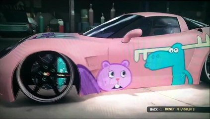 MIDNIGHT CLUB HAPPY TREE FRIENDS Z06 2007 BY OLIVEIRA PS3