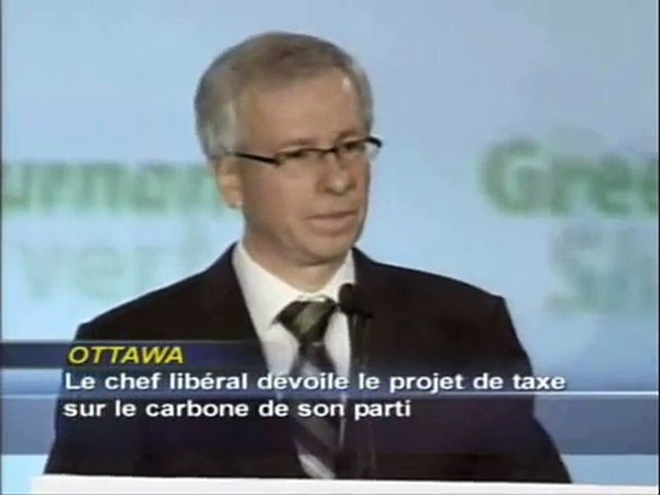 Stéphane Dion announces The Green Shift (3/4)
