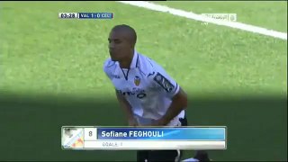 But de Sofiane Feghouli contre Celta Vigo 15-09-2012
