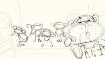 Five Little Monkeys   Children Song Pencil Animation Screen Test