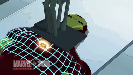 Iron Man Travels Through Time   Marvel's Avengers Assemble  2, Ep  7   Clip 1