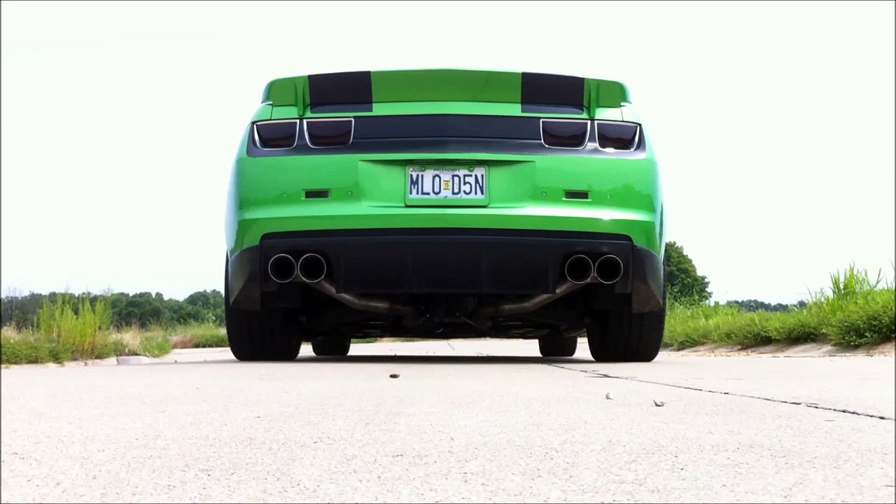 2011 Camaro SS Muffler Delete -Before and After