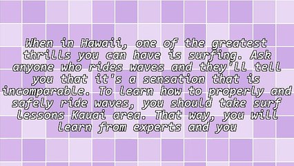 Have Fun With Surf Lessons Kauai Area