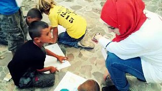 شعبة الهلال الأحمر في بانياس تقيم نشاط دعم نفسي للأطفال