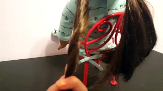 Ag doll hairstyle inspired by Princess Jasmine