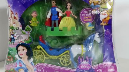 Snow White Fairytale Disney Princess Little Kingdom On the go Magiclip Set with carriage