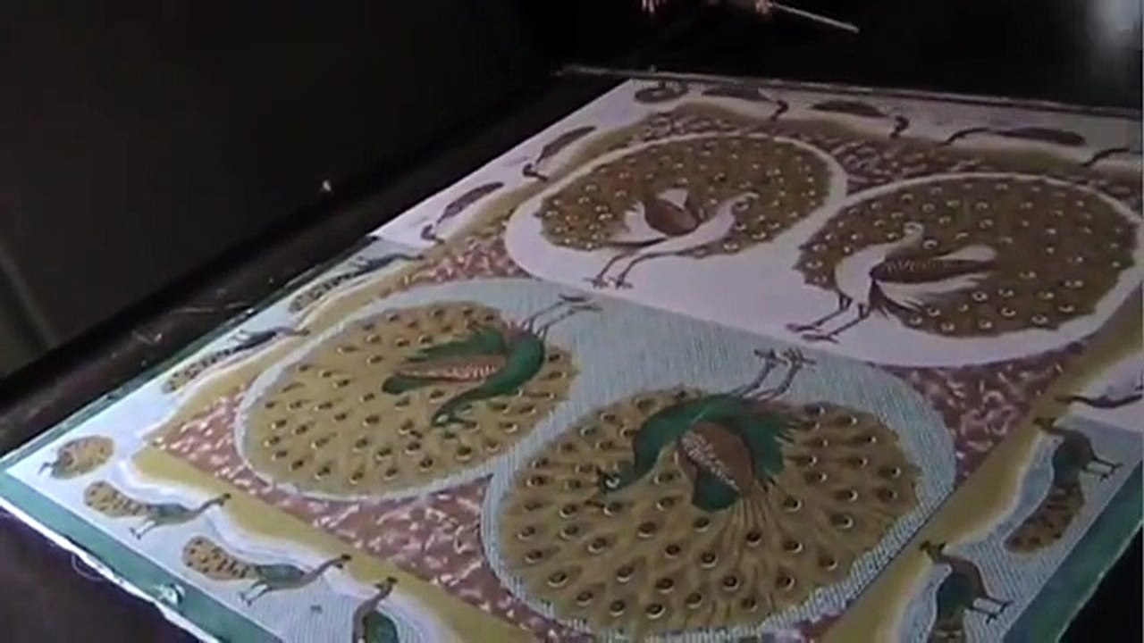 Jaipur, India:  Silk Screen Factory