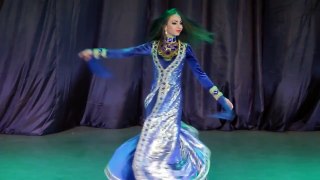 Persian Music - Bandari dance by Ukrainian girl 2015