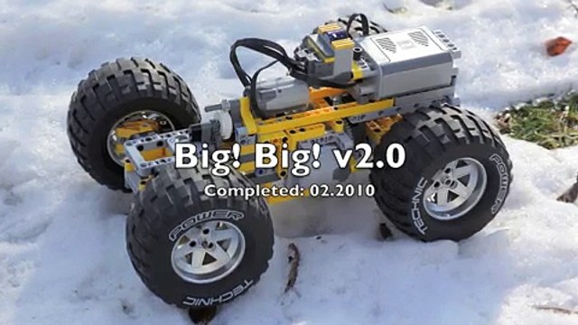 LEGO Technic 4WD Truck on Power Puller Wheels v2.0
