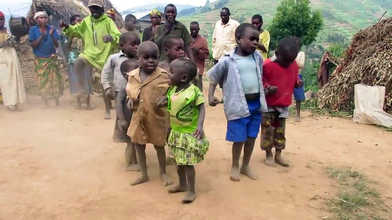 Pygmy Village Children Dancing