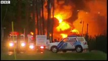 Explosions, Train Derailment in Lac Megantic, Quebec, Canada