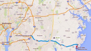 Routes 4, 258 and 256 in Maryland - from Forestville to Deale; from the Beltway to the Bay
