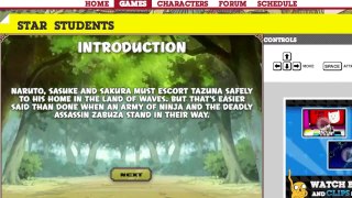 Bourne Retrospective- Cartoon Network Games Part 16- Star Students (Sasuke)