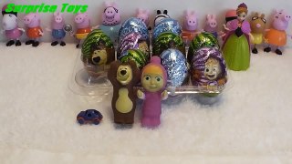 Masha i Medved, Frozen,  Jiniya Cartoon, Disney, Peppa Pig,  Frozen Toys, Peppa Pig Toys, 4