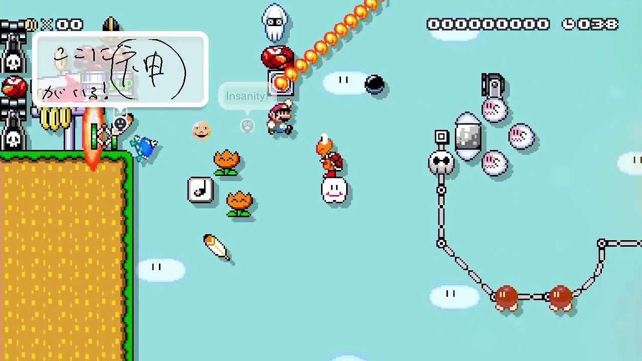 【スーパーマリオメーカー】全自動マリオやってみた　凄すぎワロタｗｗｗｗ