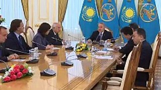 Nazarbayev, TBMM Başkanı Çiçek i kabul etti