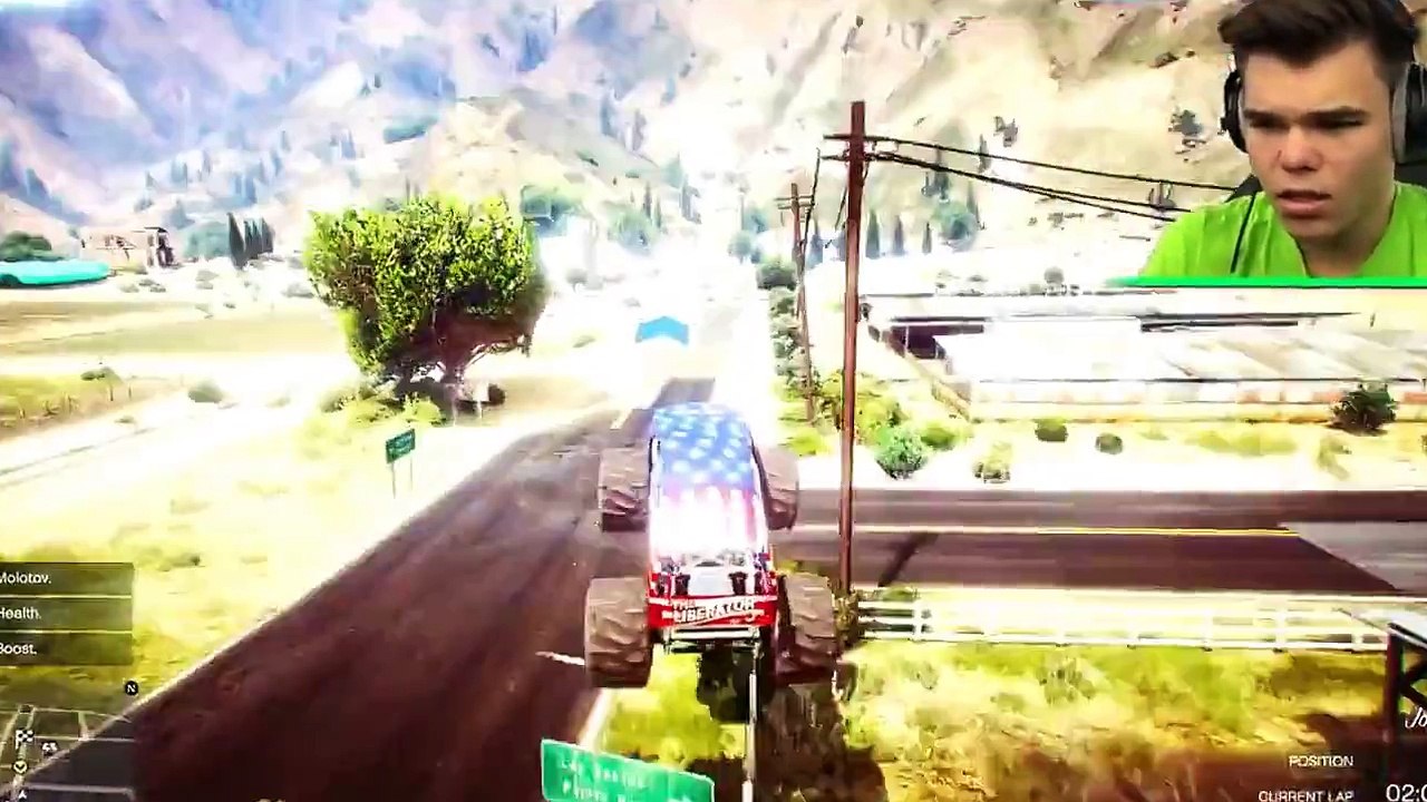 Jelly | Gta 5 |  STUNTING WITH TRACTORS! (GTA 5 Funny Moments) YellyYT