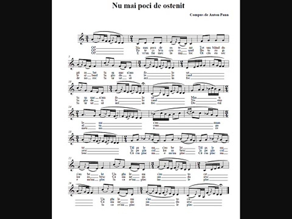 Formatia vocal-instrumentala de muzica veche "Anton Pann" - Nu mai poci de ostenit