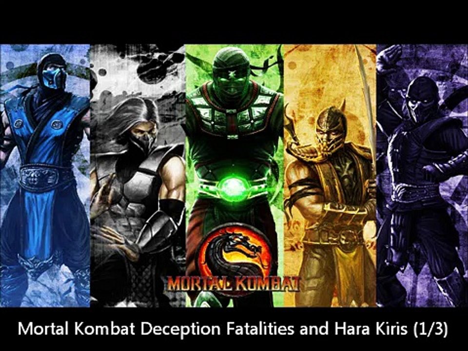 Mortal Kombat Deception Fatalities and Hara Kiris (1/3)
