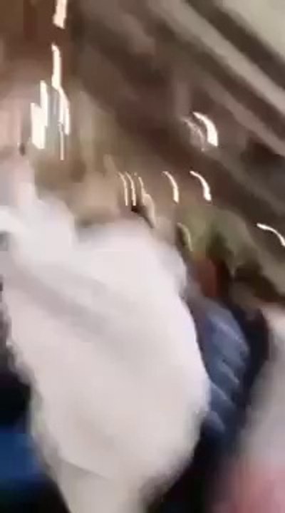 Crane Collapse moment at Khana Kaba