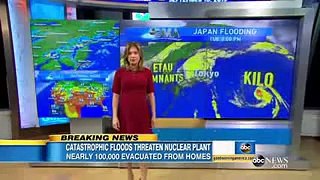 Storm Japan Fukushima Nuclear plant Flooding Radioactive Waters Threat Breaking News 9 11  2015