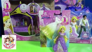 4 Disney Magiclip Rapunzel s Tower, Flip  n Switch Castle Fairytale Wedding Sets