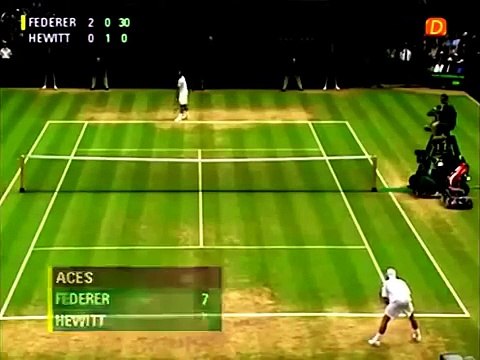 Federer Vs Hewitt- SF wimbledon 2005 Highlights