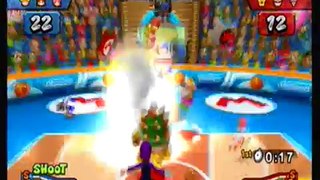Mario Sports Mix - Basketball Match #1: Team Peach vs Team Bowser