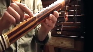 HomeMade Native American Style  flute 432Hz in D sound demo