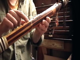 HomeMade Native American Style  flute 432Hz in D sound demo