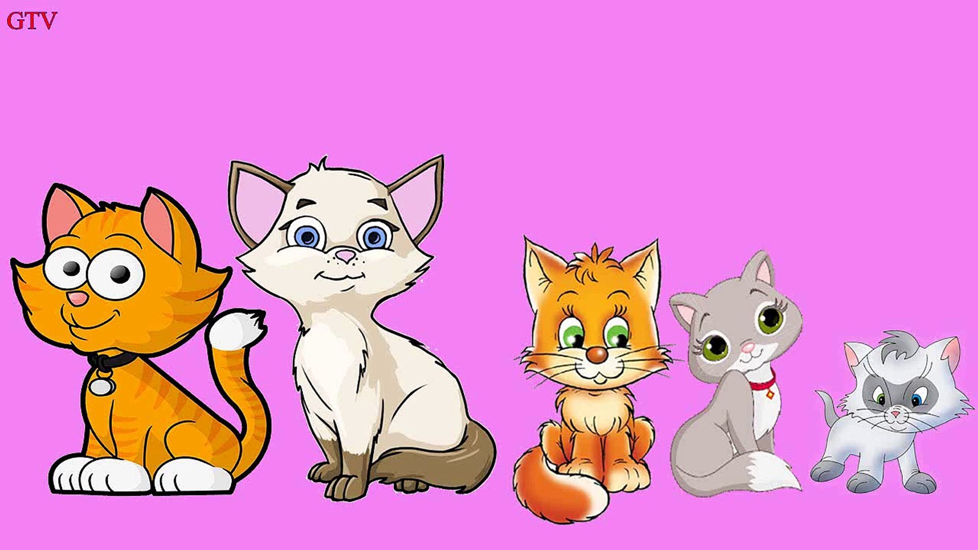 Finger Family Cat Family | Nursery Rhymes | Kids Songs
