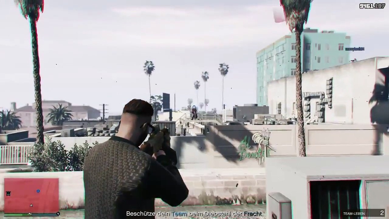 GTA5 Action mit dem Chipskopf.