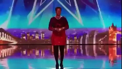 The worst joke ever on Britain's got talent...