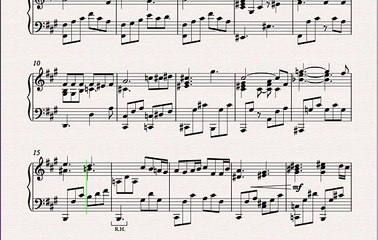 Io ti penso amore - David Garrett - for piano [Sheet Music Video]