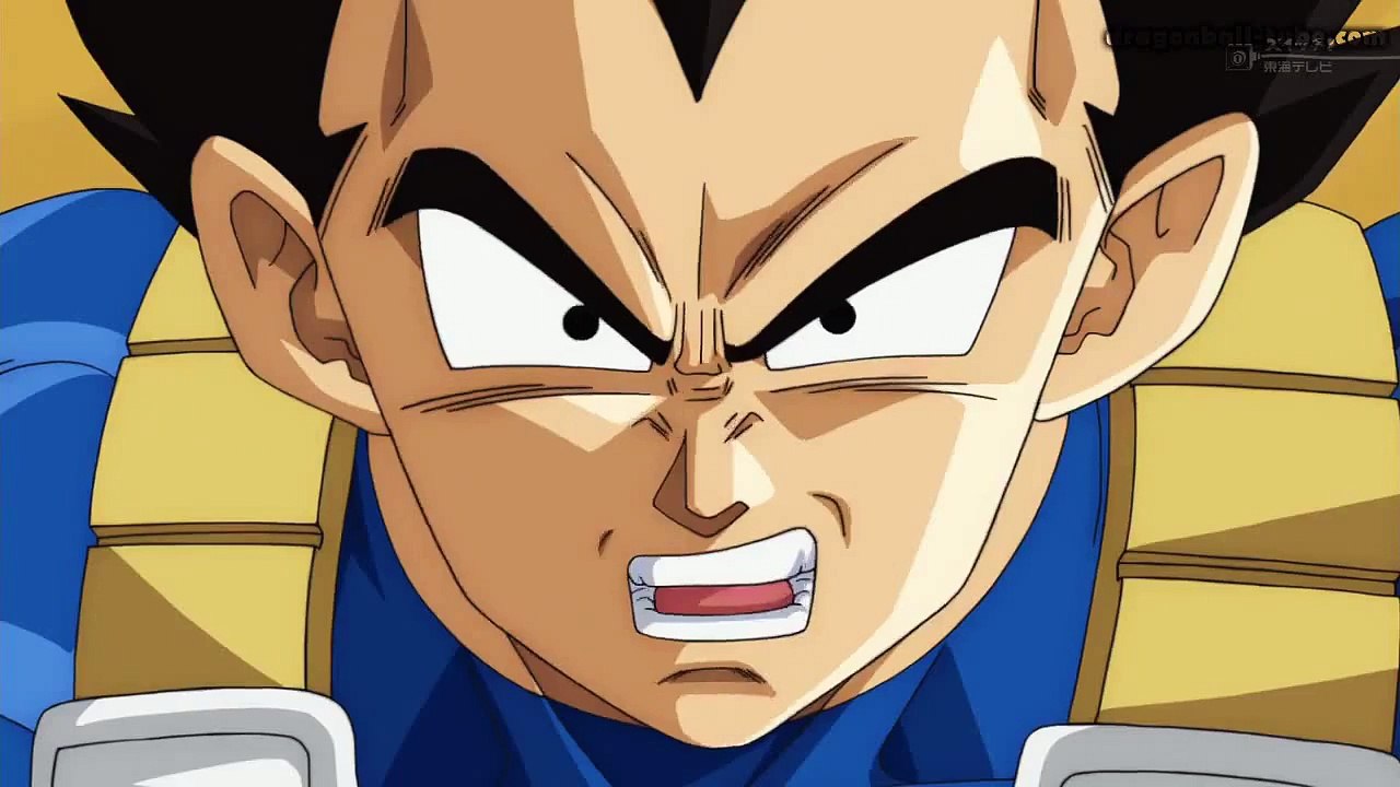 Dragonball Super Kid Vegeta remembering Lord Beerus had his foot on his father
