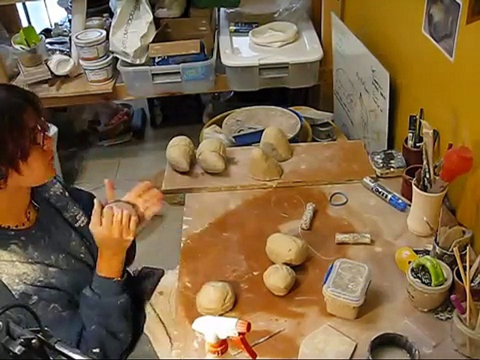 Sculpture Timelapse: Mournful Beast with Horns