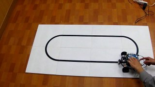 Arduino line following robot with P control method #1 - Arduino循跡機器人(實作比例控制方法)