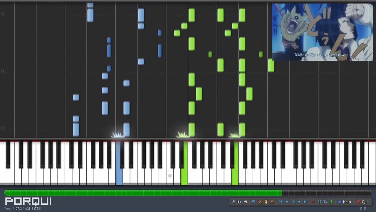 Fairy Tail Opening 20 NEVER END TALE (Synthesia)