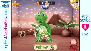 Curious George and the dancing Dinosaur   Game App for Kids