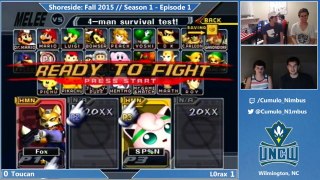 Shoreside: S1-E1 Singles (Winners Semi Finals) - Nimbus (Jigglypuff) Vs. R&T | Jukes (Fox)