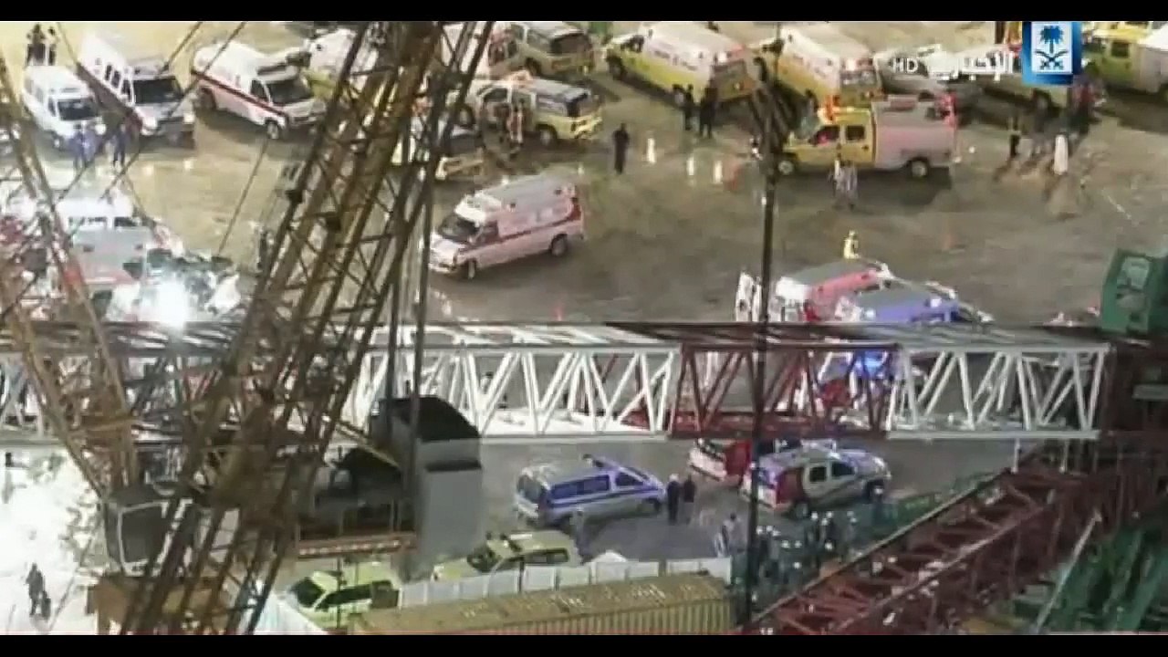 2015 - Saudi Arabia - Mecca- Aftermath of Tower Crane Collapse - 11-9-15 at between asar and magrib