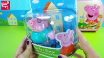 peppa pig unboxing toys daddy pig toy peppa george playset video