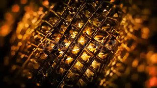 Golden Crystal Bokeh Animation  - motion graphics element from Videohive