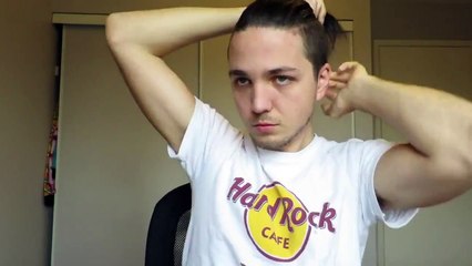 Slick Back Hair Tutorial   Men's Hair Styles