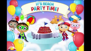 Super Why Cake Maker Beach Party Cartoon Animation PBS Kids Game Play Walkthrough