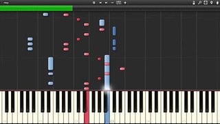 Aha - Take On Me - Synthesia - Piano Tutorial - Beginner