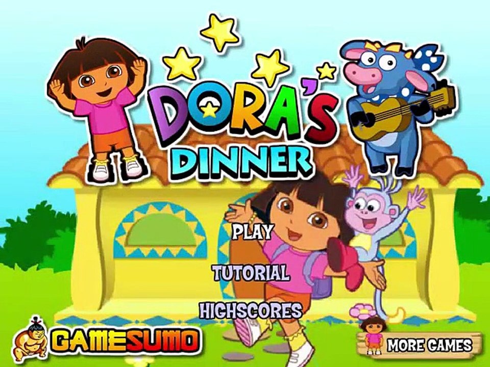 Dora The Explorer Adventure Dinner - Dora La Exploradora Videos Games For Kids